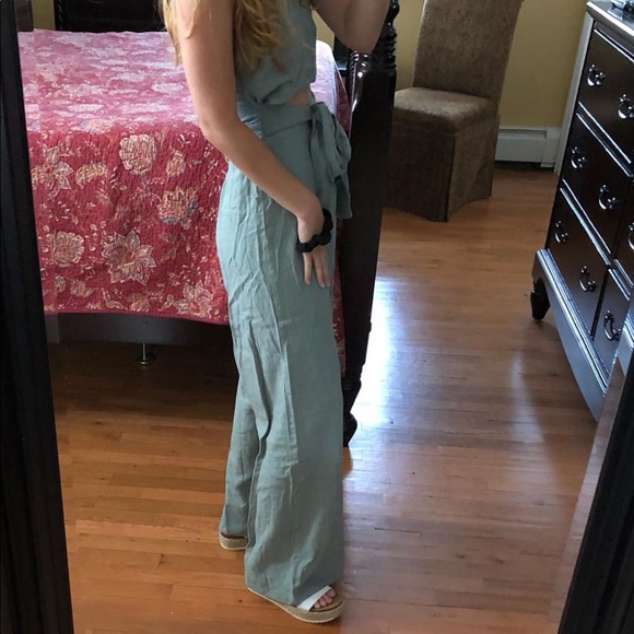 Pop Records Jumpsuit Olive 